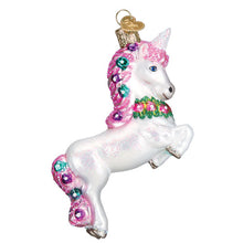 Load image into Gallery viewer, Prancing Unicorn Ornament
