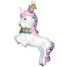 Load image into Gallery viewer, Prancing Unicorn Ornament
