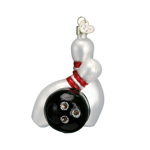 Bowling Ball & Pins Ornament