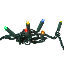 Load image into Gallery viewer, LED Multi Color Light with Green Wire 5mm 50 Light Set
