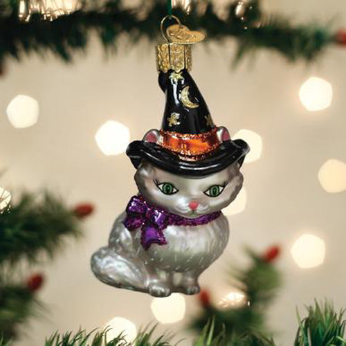 Witch Kitten Ornament