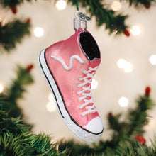 Load image into Gallery viewer, Pink High-Top Sneaker Ornament
