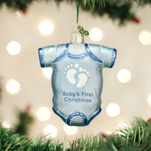 Load image into Gallery viewer, Blue Baby Onesee Ornament
