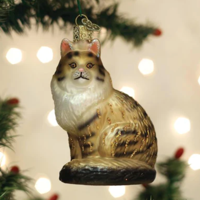 Maine Coon Cat Ornament