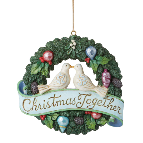Christmas Together Wreath Ornament