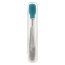 Load image into Gallery viewer, TOT On-The-Go Feeding Spoon Teal
