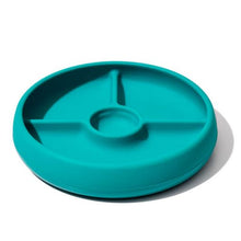 Load image into Gallery viewer, TOT Silicone Divided Plate Teal
