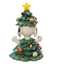 Load image into Gallery viewer, Peanuts Light-Up Snoopy All Lit Up! Snoopy Dressed as Christmas Tree
